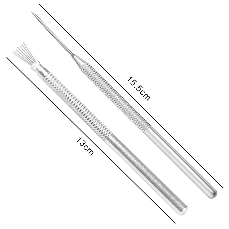 7 Pin Feather Wire Texture Ceramics Tools Polymer Clay Sculpting Modeling Tool DIY Pottery Brush Pottery Tools Cake Accessories polymer clay tools pottery tools clay sculpting tools pottery sculpting tools clay craft tool