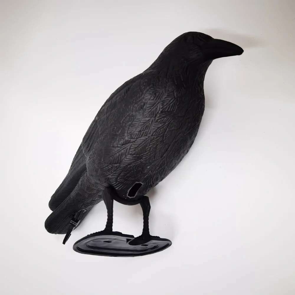Pigeon Scarer Life Size Decoy Crow Pest Control Repellent Deterrent Scarecrow bird repellent decoy
