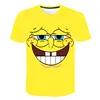 Spongebob Squarepants Summer Childrens Wear Boys And Girls T-shirt Top Cartoon Anime Print Children's Sportswear t shirt boys 5
