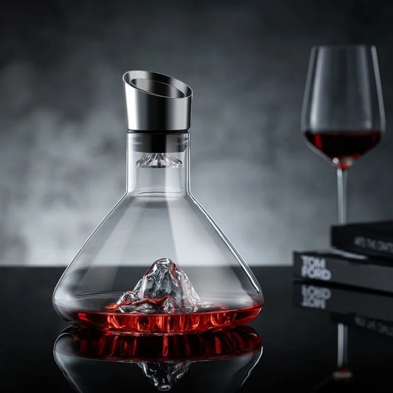 Iceberg Waterfall Wine Decanter Fast Home Use Set Thickened High-Grade Crystal Glass Grape Pouring Wine Fair Mug