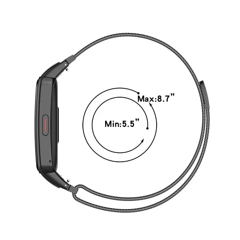 Magnetic Loop Stainless Steel Smartwatch Strap - Premium Metal Bracelet