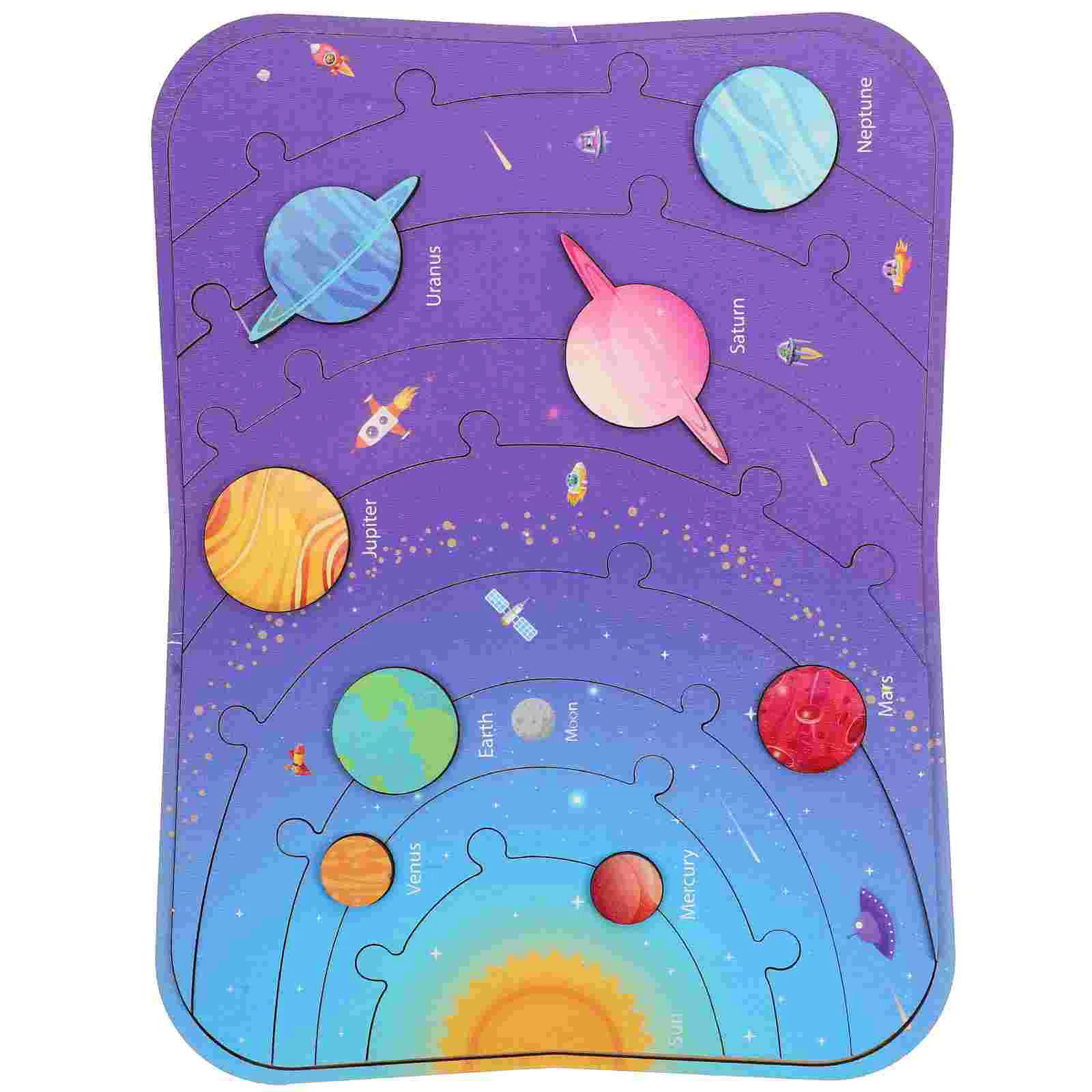 

1 Set of Kids Learning Cognition Matching Board Early Educational Puzzle Toys