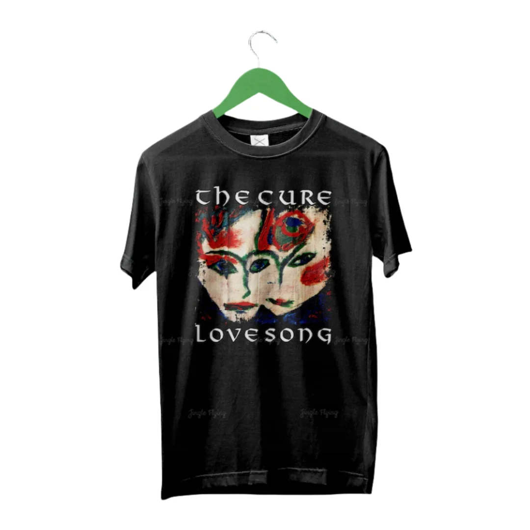 Vintage Anni '80 The Cure T-Shirt Love Song Album Shirt The Cure Shirt Rock 80 Album Ispirato Graphic Tee Music Merch
