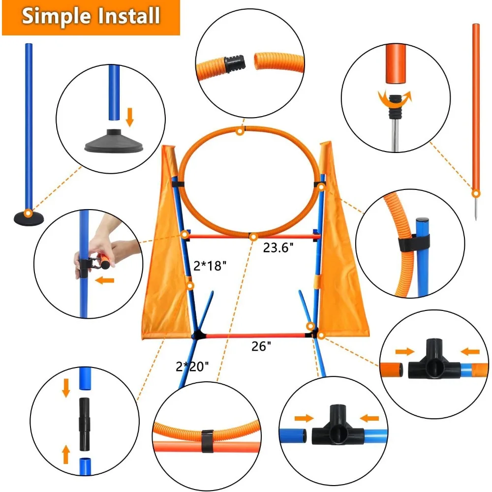 Dog Agility Training Set 6