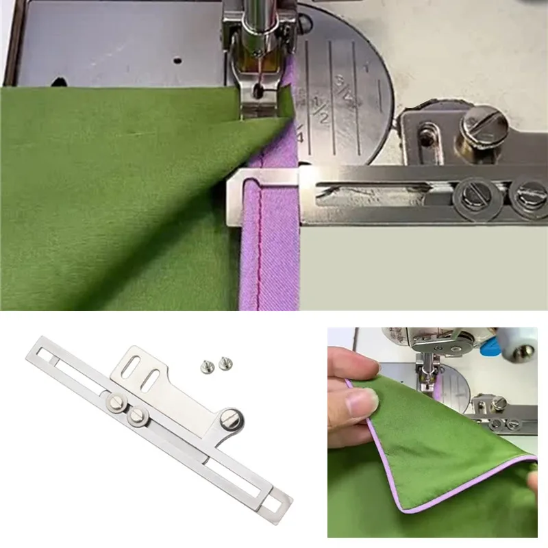 Inserting Aid Zipper Seam Guide Piping Binding Sewing Lace Webbing Of Quilt Cover Industrial Sewing Machine Flat Car Adjustable