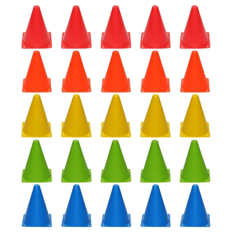 

Dropship 5 Pack Sports Training Cones, Marker Training Cones for Skate, Football