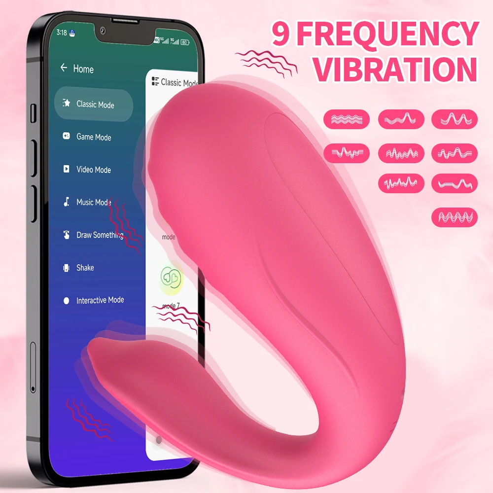 APP Bluetooth Control Vibrator for Women Clitoris G Spot Dildo Massager with 2 Motors Vibrating Egg Panties Sex Toys for Adults Sc43dda8fc65d41deb046d530bb61237dV
