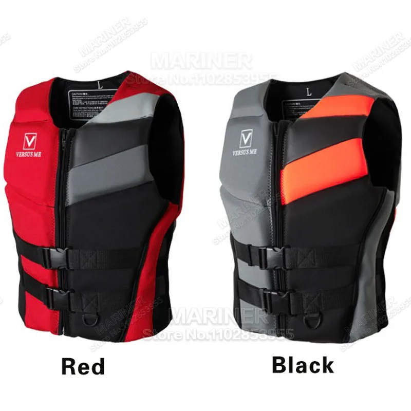 Life Jacket for Adults Kayak KiteSurf Jet Ski Motorboats Raft Rescue Swim Drifting Boat Wakeboard Fishing