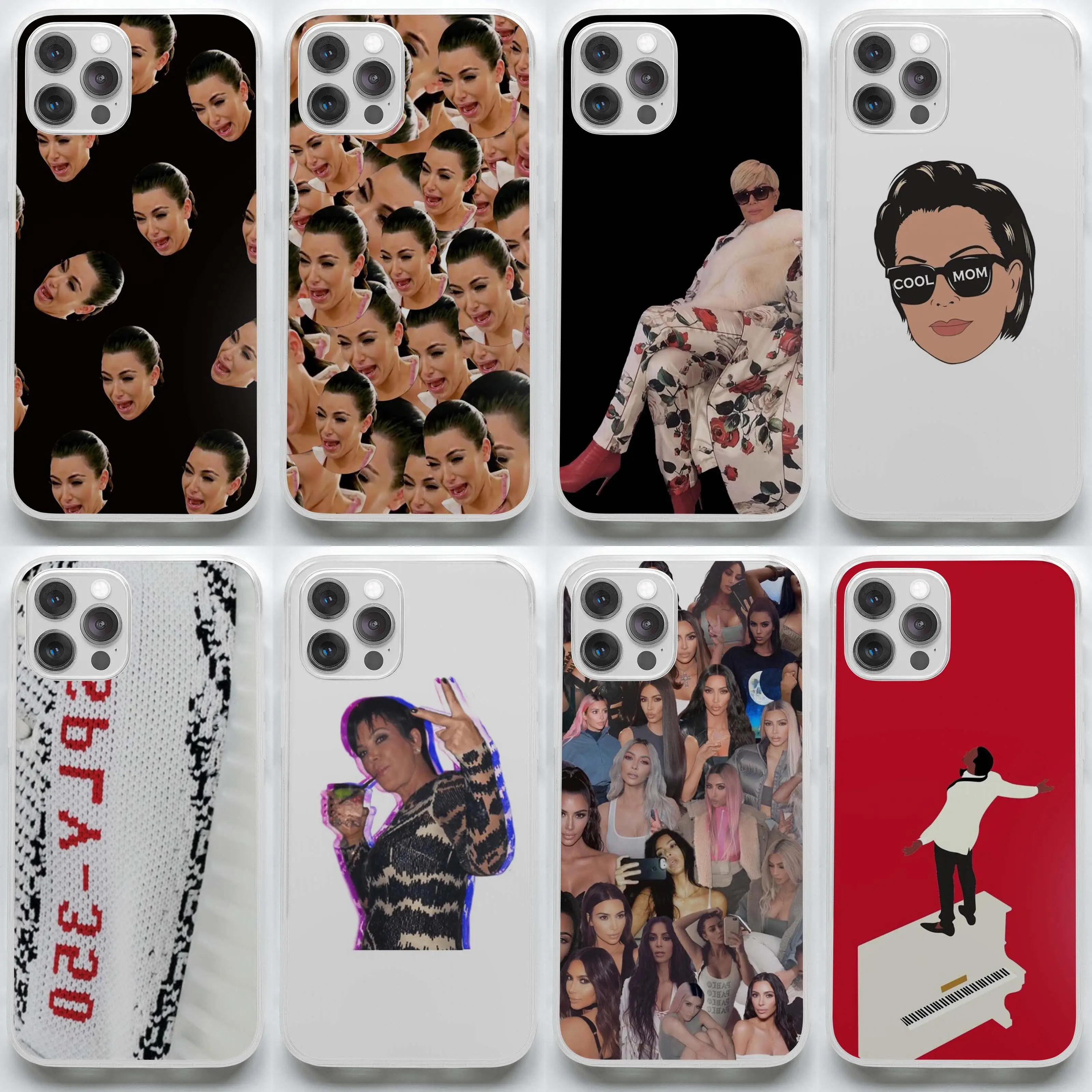 Мягкий чехол для телефона Kardashians с принтом K-Kim-Kardashian-ns мам iPhone 11 12 13 Pro Max Mini 7 8 Plus X XS