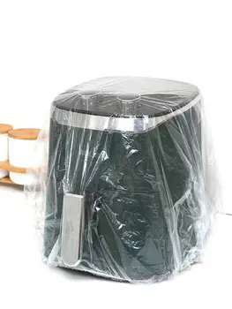 10-Pack Thickened Disposable Dust Covers for Household Appliances, Rice Cookers, Pots, Kitchen Baking Trays, Microwave Ovens, Universal High-Transparency Film Covers