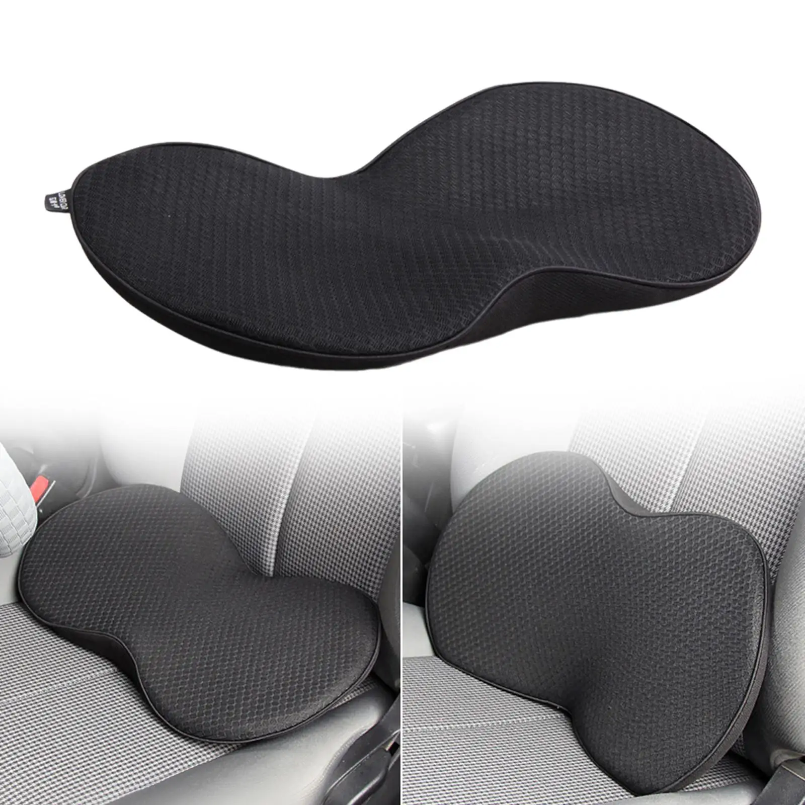 Generic Memory Foam Seat Cushion for Driving Comfort Ergonomic Car Seat Pad for Cars Airplane Bleacher Office Chair Trucks
