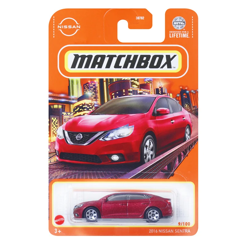 오리지널 Mattel 매치박스 자동차 1/64, 다이캐스트 시티 히어로 폭스바겐 ID.4 로터스 닛산 센트라 차량 장난감, 남아용 컬렉션 선물