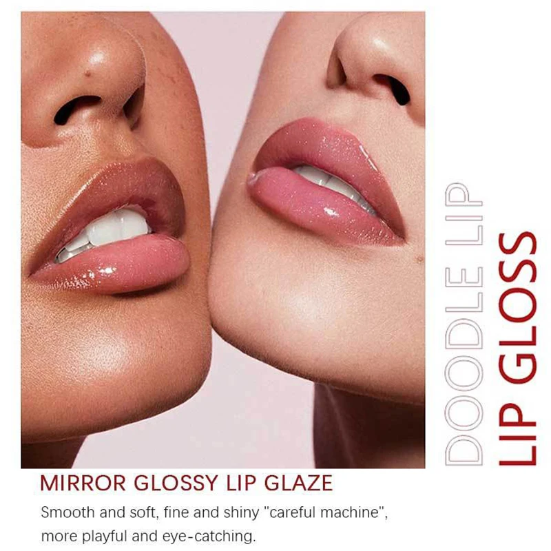 Water Gloss Lip Gloss Moisturizing Glitter Pearlescent Liquid Lipsticks Transparent Plumper Nutritious Lip Care Makeup Cosmetics