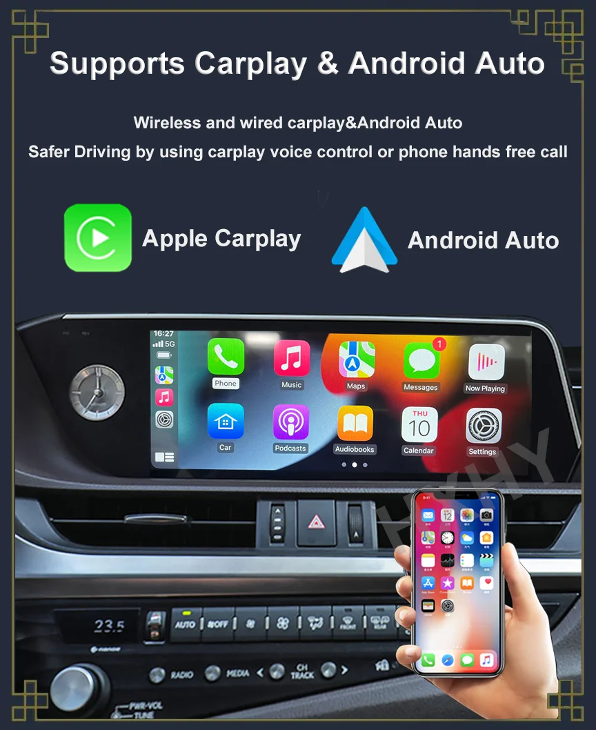 Android 13 Qualcomm 8+128G For Lexus CT CT200 CT200h 2010-2020 Auto Carplay Car