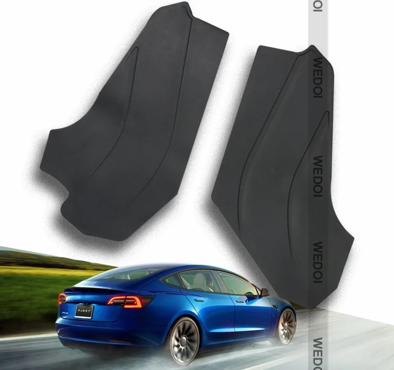 

For Tesla Model 3/Y Central Control Side Baffle TPE Anti-kick Pad All-enclosed Protective Panel Central Control Side Panel