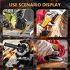 Electric Goddess 125mm Brushless Electric Angle Grinder Power Tool Cordless Polishing Cutting Machine For Dewalt 20V Battery 6