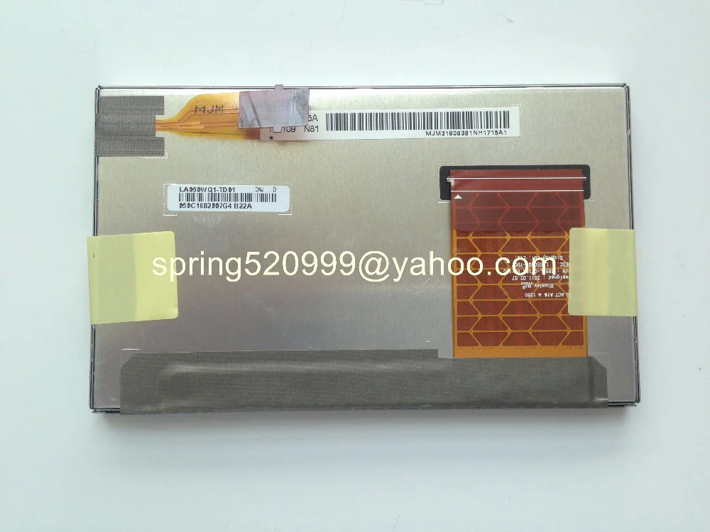원래 새로운 5Inch LCD 디스플레이 LA050WQ1-TD01 LA050WQ1 (01) 화면 lcd 모니터