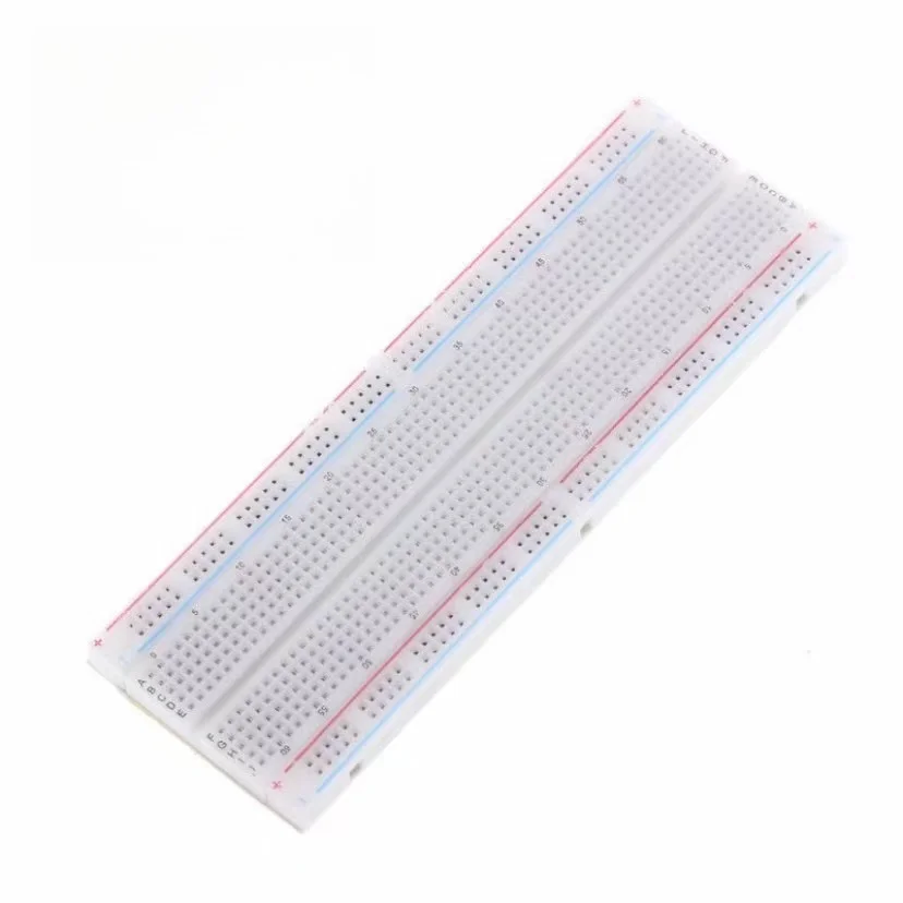 5pcs MB102 브레드보드 830 포인트 솔더리스 프로토타입 PCB 보드 165x55mm DIY 회로 테스트 보드