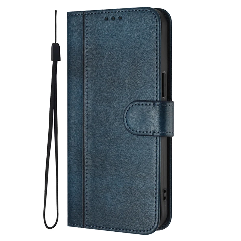 Magnetic Leather Wallet Flip Case with Card Holder - Premium Protective Phone Cover