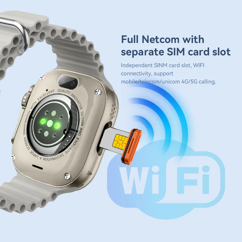 HW Ultra 2 Call Smartwatch 5G Android System 4+64GB Dual Camera description image 5