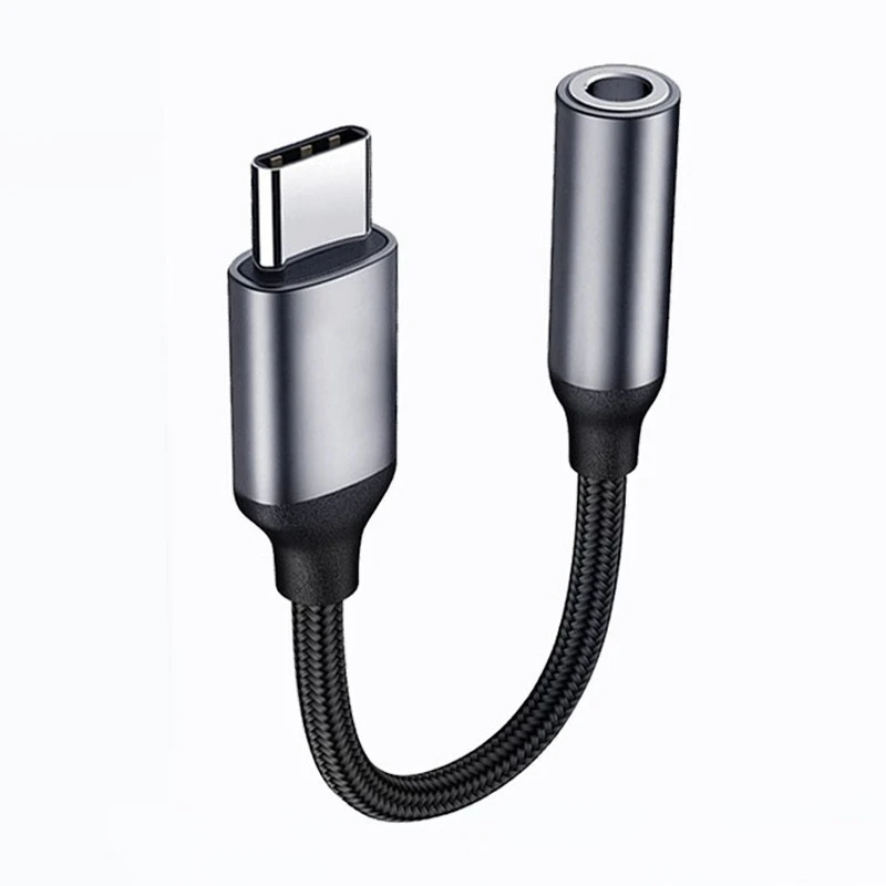 Adattatore Aux Da Usb Tipo C A 3.5Mm Convertitore Cavo Audio Di Tipo C Convertitore Audio Per Auricolari 3 5 Jack Per Samsung Galaxy S21 Ultra S20