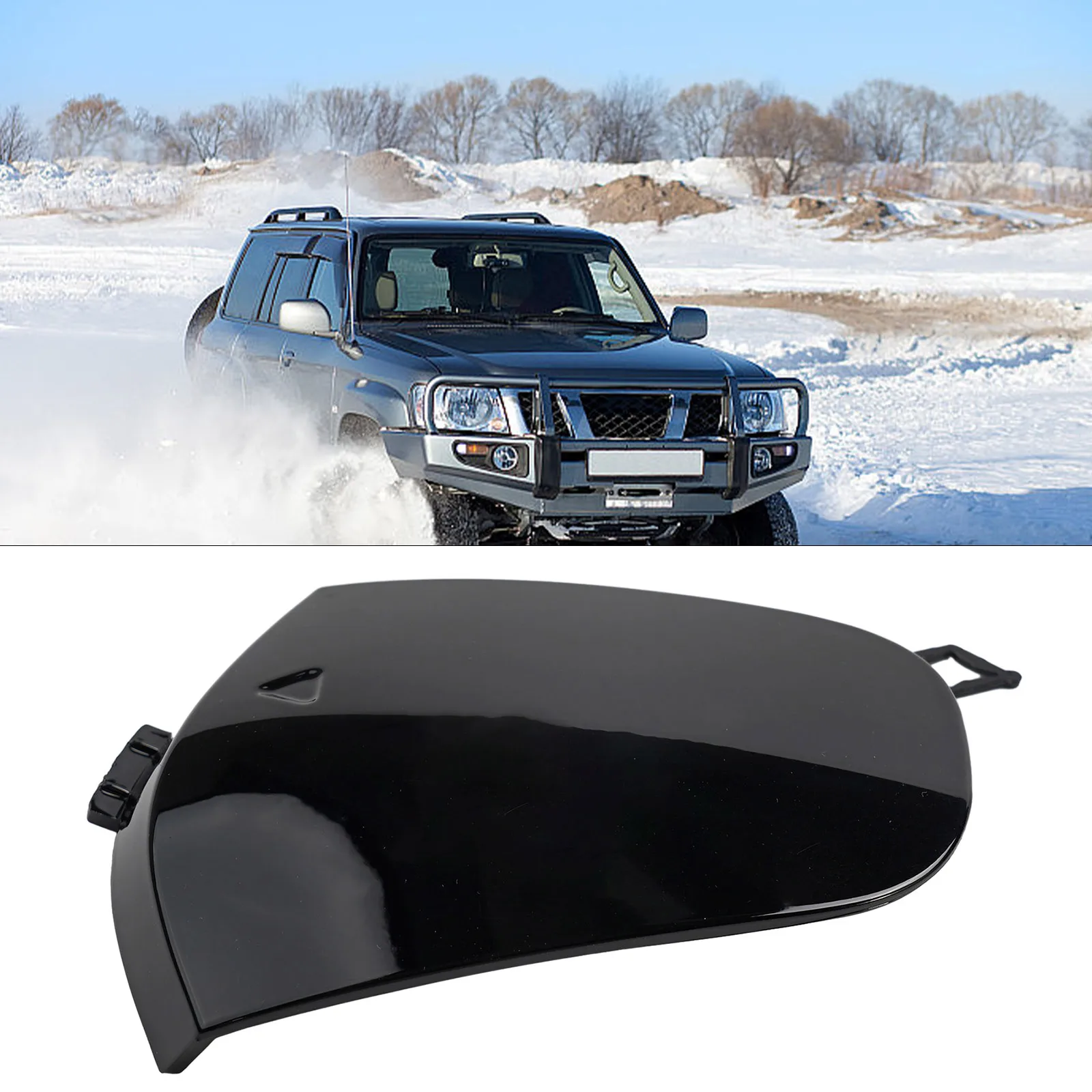 

Car Accessories Tow Hook Eye Cover 7376447 Easy To Install Front Bumper Tow Hook Eye Cover Trailer Cover For MINI