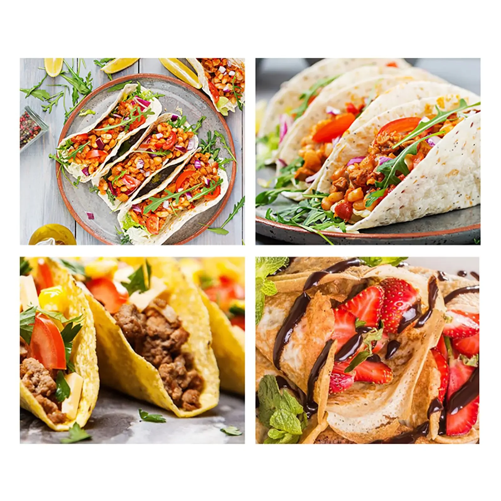 3types 304Stainless Steel Taco Holder Household Taco Stand Rack Reusable Holder Stand Washable Stands Rack