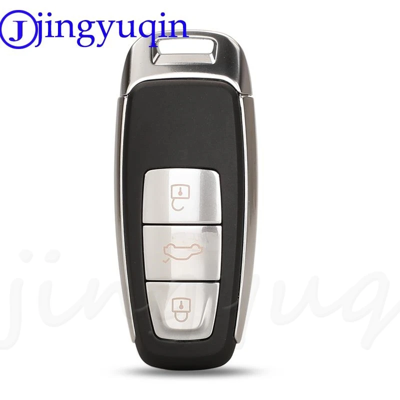 

Jingyuqin 5pcs 3 Buttons Replacement Remote Car Key Shell Case For Audi A4L A5 A6 A6L A7 A8 A8L Q5