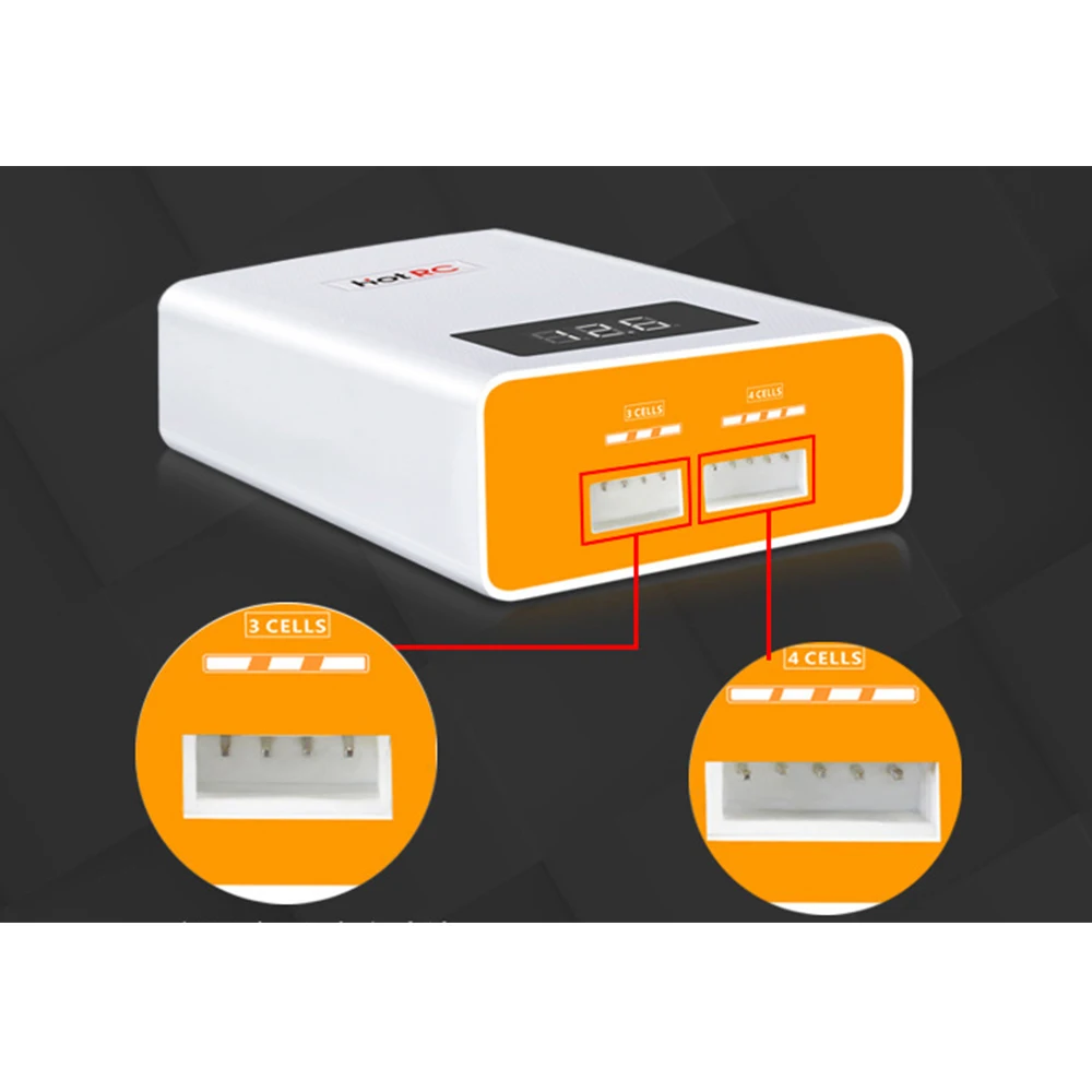 Hotrc A400 Digital 3S 4S 3000mah RC Lipo Battery Balance Charger LED Screen RC Quadcopter Drone