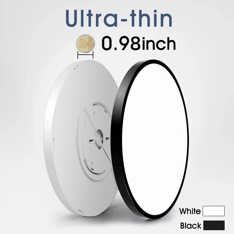 LED Ultra-thin Ceiling Light Modern Simple Circular Full Spectrum Living Room Bedroom Study Eye Protection