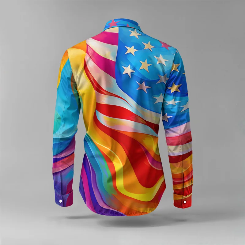 2025 New Style Spring Summer Men Shirt Set Brand Print Fashion Simple Two Piece Set Mens Luxury Lightweight Party Long Sleeves S_voghion.com