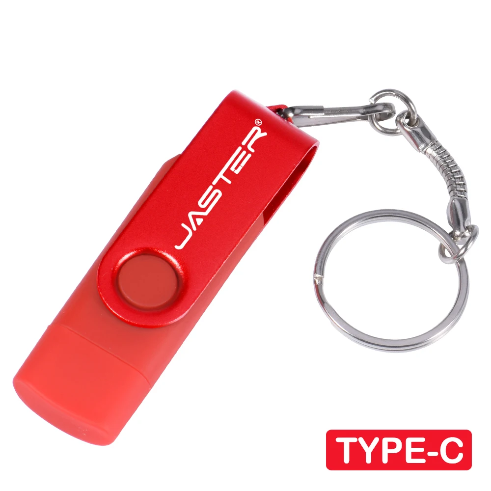 מכשיר אחסון נתונים נייד JASTER Type-C סגול קליפ USB זיכרון נייד 4GB 8GB 16GB 32GB 64GB 128GB מנהל עט