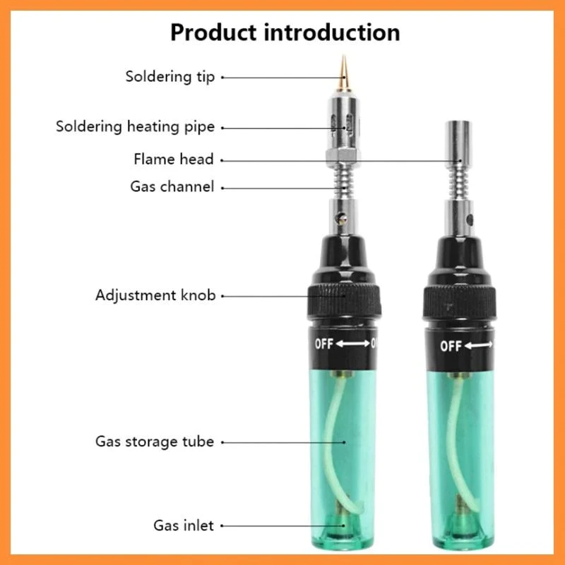 1300 Celsius Butane 4 In 1 Portable Soldering Iron Kit Welding Pen Burner Blow Torch Gas Soldering Iron Cordless Butane Tip Tool best soldering iron for electronics