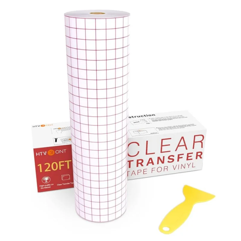 HTVRONTTransferTapeforVinyl-12"x120FTw/RedAlignmentGridTransferPaperMediumTackVinylTransferTapeforAdhesive-AliExpress15