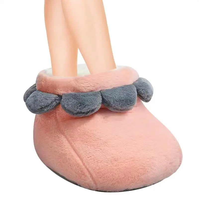 

Electric Foot Heater Slipper Shaped Foot Warmer Washable And Rechargeable Warm Keeping Necessities For Working Studying