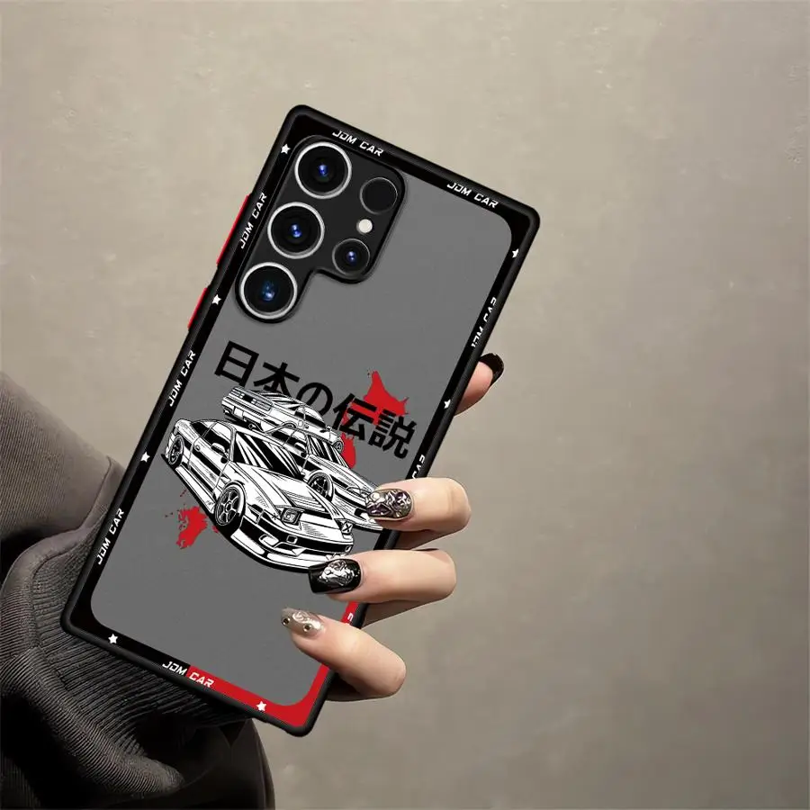 Japanese Drift Car Red Sun Phone Case Cover