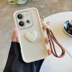 3 - Piece Set: Phone Case, Elegant Lanyard, and Adjustable Stand - Motorola Edge 60s (WHITE)
