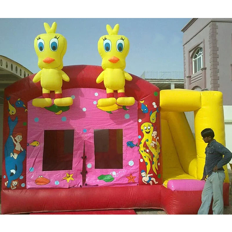 

Commercial inflatable bounce houses pvc inflatable bouncing castle slide