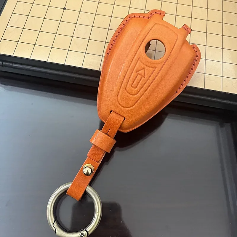 Premium Genuine Leather Key Case and Keyring