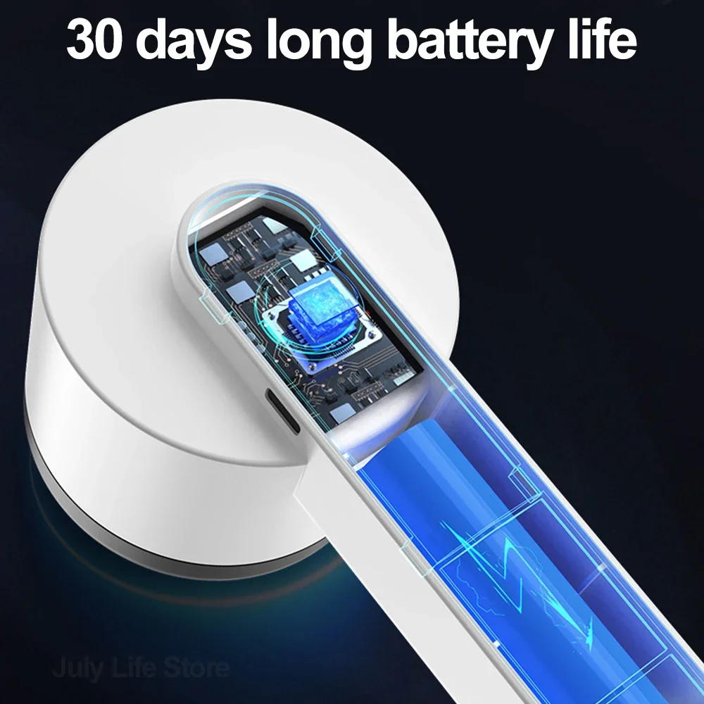 Electric Lint Remover Rechargeable LED Display Fabric Shaver Sweater Defuzzer 6 Leaf Blades Hair Ball Trimmer for Clothes 3