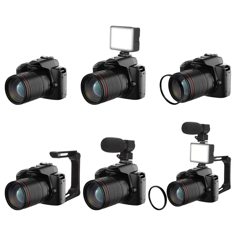 WiFi Camera Portable 4K Ultra High Definition Camera 16X Digital Zoom IR Night Vision Filling Light Retro CCD 1PCS