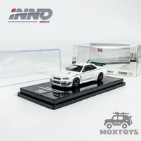 INNO 1:64 SKYLINE GT-R (R34) V-SPEC Tuned by MINE'S Diecast Model Car 1