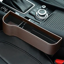 

Car Seat Organizer Gap Storage Box Leather Cup Holder For Mitsubishi Lancer ASX Outlander ATTRAGE COLT Adventure l200 EVO X Fuso