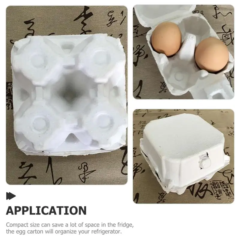 10Pcs Colored Egg Cartons, Natural Pulp Paper Egg Cartons 6 Count for Eggs  Reusable, Easter Egg Container Gifts Box Packaging - AliExpress