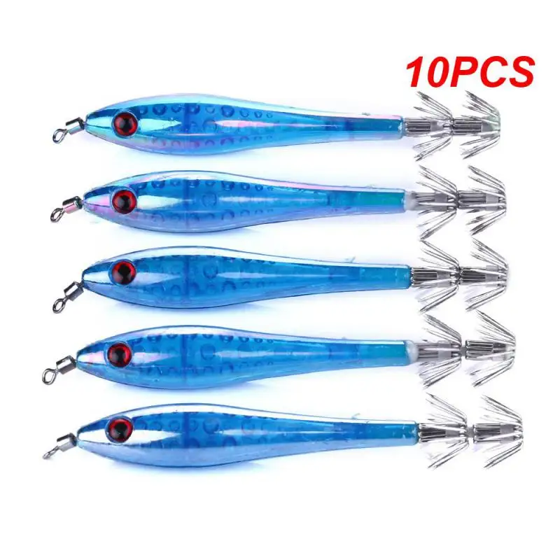 

10 шт./комплект, люминесцентные рыболовные приманки, 2,4 г, 5,5 см