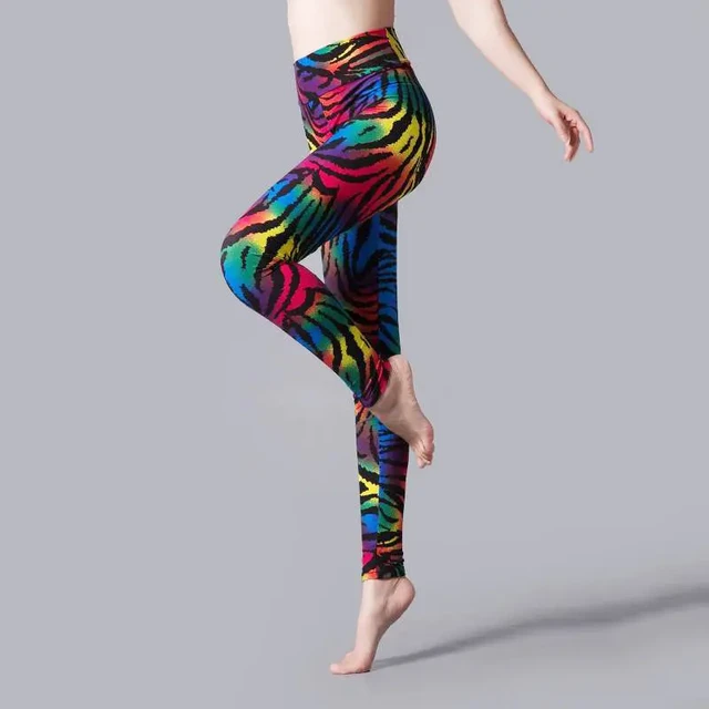 Printed stretch leggings