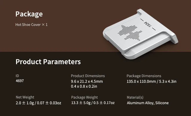 Set Accessori Fujifilm X100V/X100VI | Hot Shoe Cover + Tappo Pulsante Scatto | Design Arte Giapponese | Argento CA110