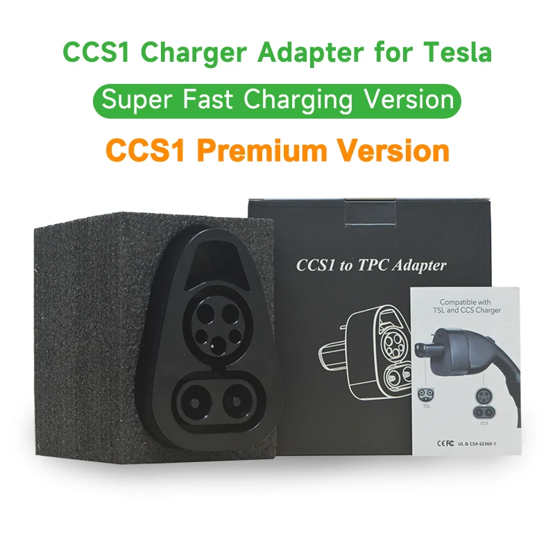 Premium Version CCS1 to Tesla Adapter for Tesla Model X Y 3 S EV Charger  Super Fast Charging 250KW Tesla CCS1 to Tpc Converter - AliExpress