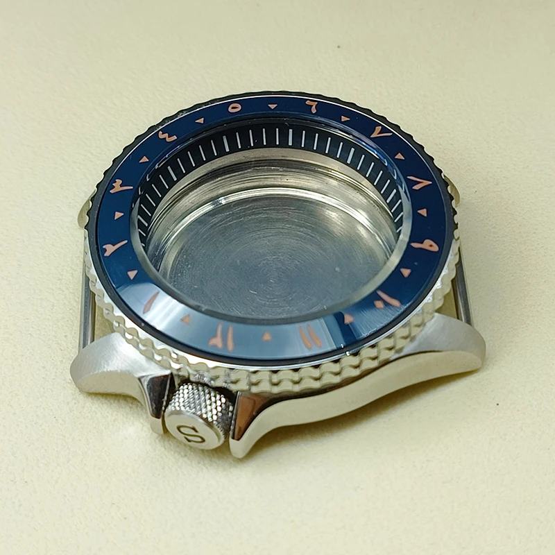 42mm Uhrengehäuse Kuppelglas Arabischer Keramik-Lünetteneinsatz Passend für SKX007 SKX009 SRPD NH35 NH36 Uhrwerk Herrenuhren Ersatz – Detail 5