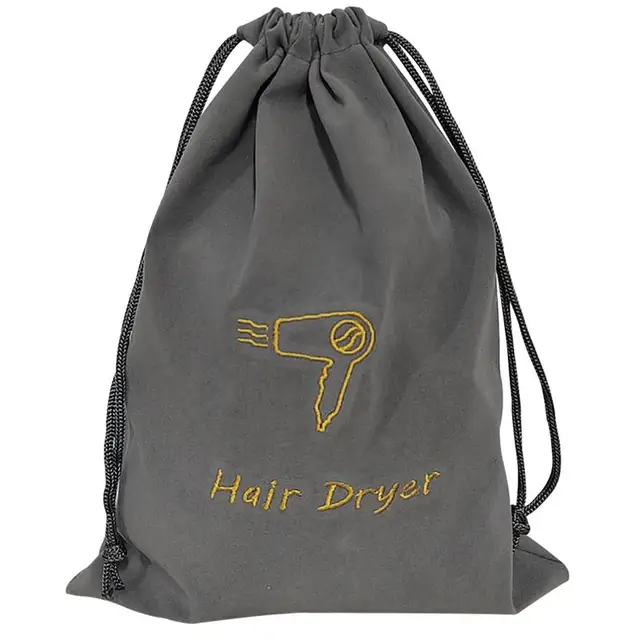 Hair Dryer Bag Canvas Makeup Bags Drawstring Bag Pouch Fabric Storage Bag